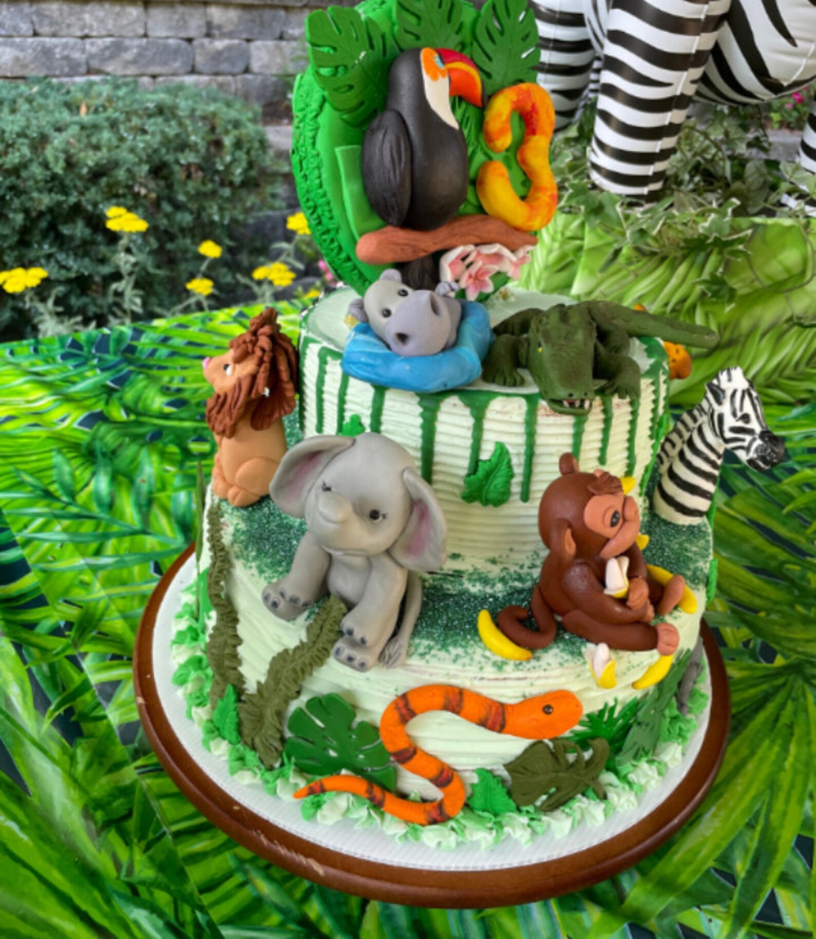 Sugar Fondant Variety Leaves for Jungle Theme Cakes and Etsy