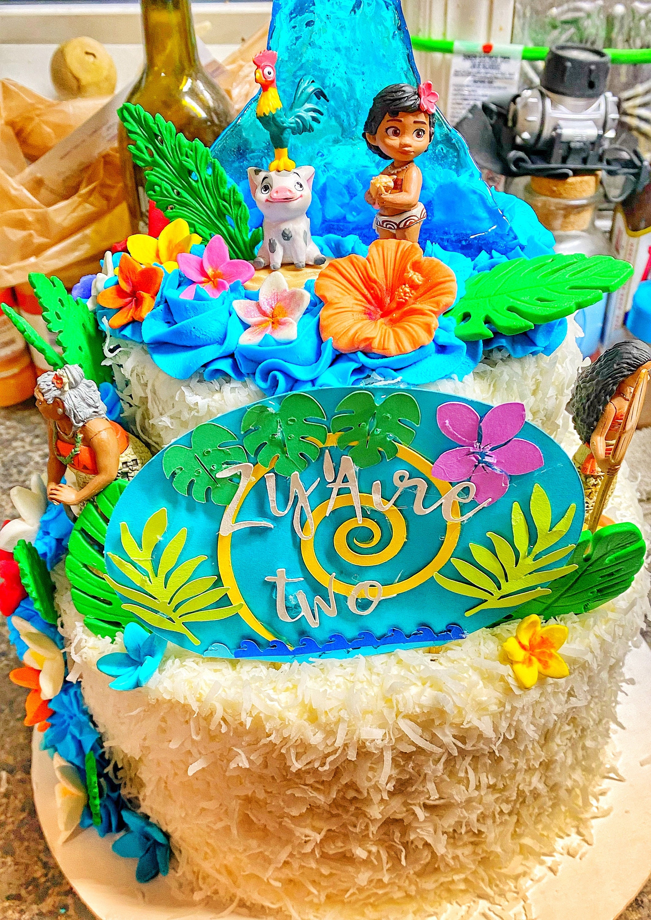 Fondantsugar Edible Tropical Flower Set for Cakes and Etsy