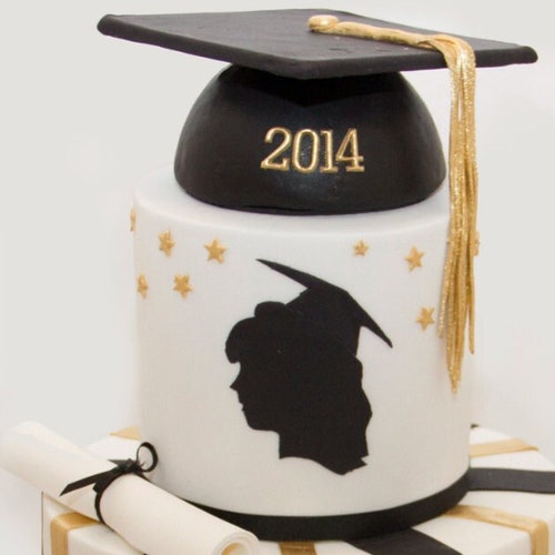 Graduation Cap Cake Topper Etsy