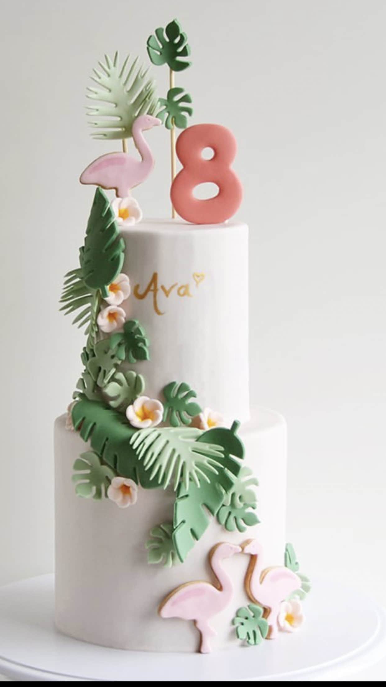 Sugar fondant variety leaves for jungle theme cakes and Etsy