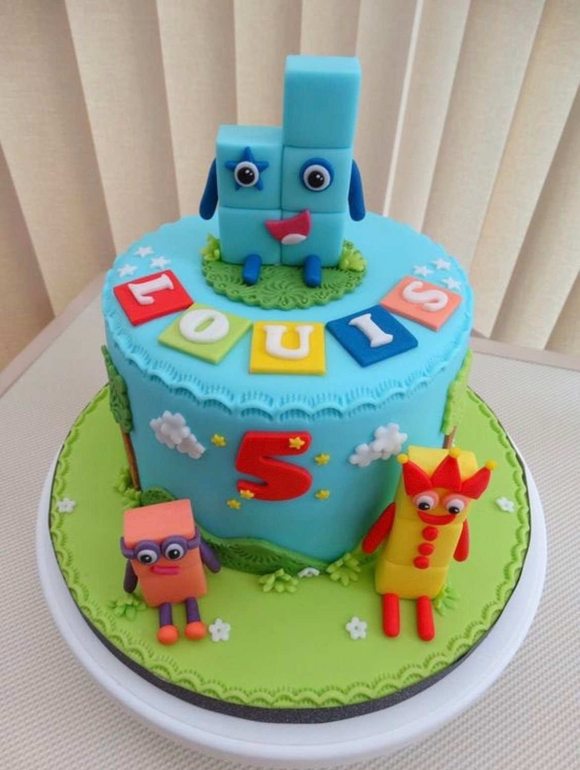 10+ Number Blocks Cake