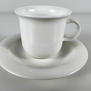 Arabia Artcica coffee cup and saucer, Scandinavian minimalist design by Inkeri Leivo, Finland 1980s 1 cup and saucer