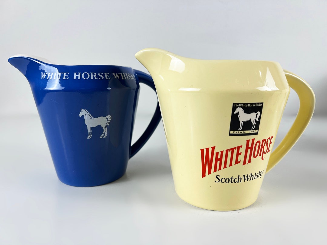 White Horse Whisky, Scotch Whisky, Ceramic Pitchers, Nice Vintage Water