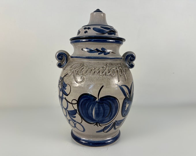 Large vintage ceramic Rumtopf, West Germany 1970s/1980s