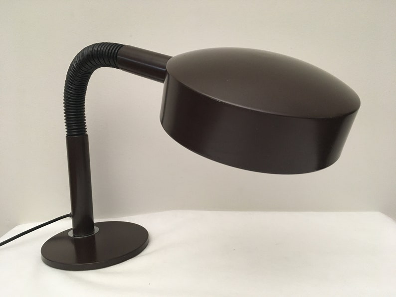 Large vintage retro table / desk lamp designed by Dutch Hala in the 1960s 1970s afbeelding 10