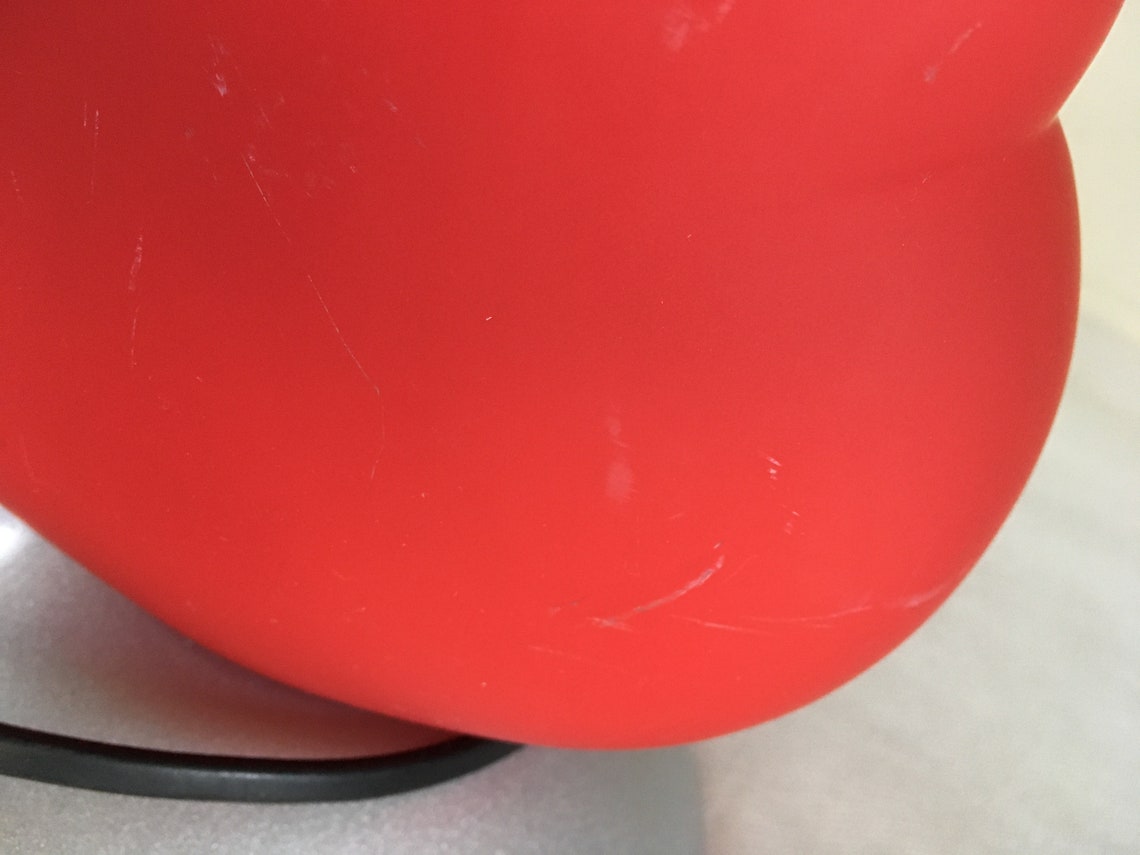 Ikea heart table lamp retro table lamp in red and silver Etsy