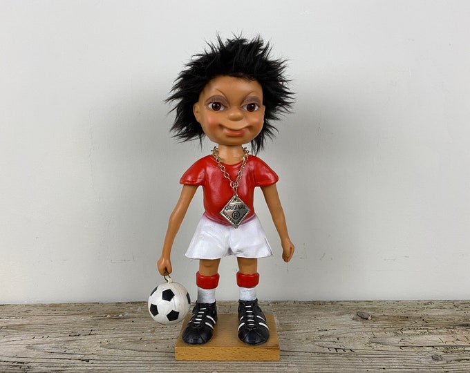 Heico Soccer player, Vintage 1960's HEICO West Germany Nodder Bobble Head Figure