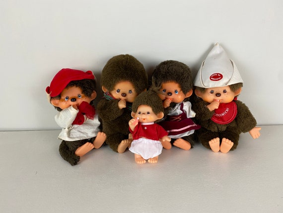 Monchhichi Monkey Monchichi with Nipple Japan Sekinguchi 1974