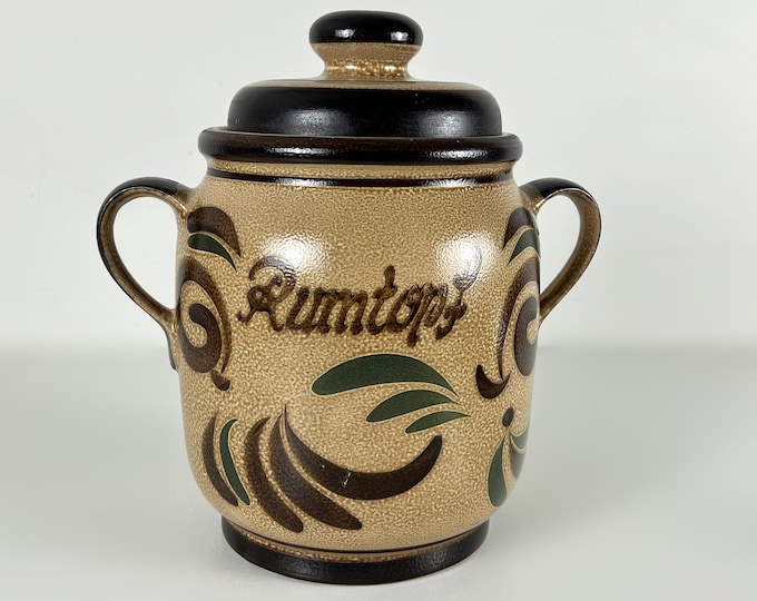 Large vintage ceramic Rumtopf, West Germany 1970s/1980s