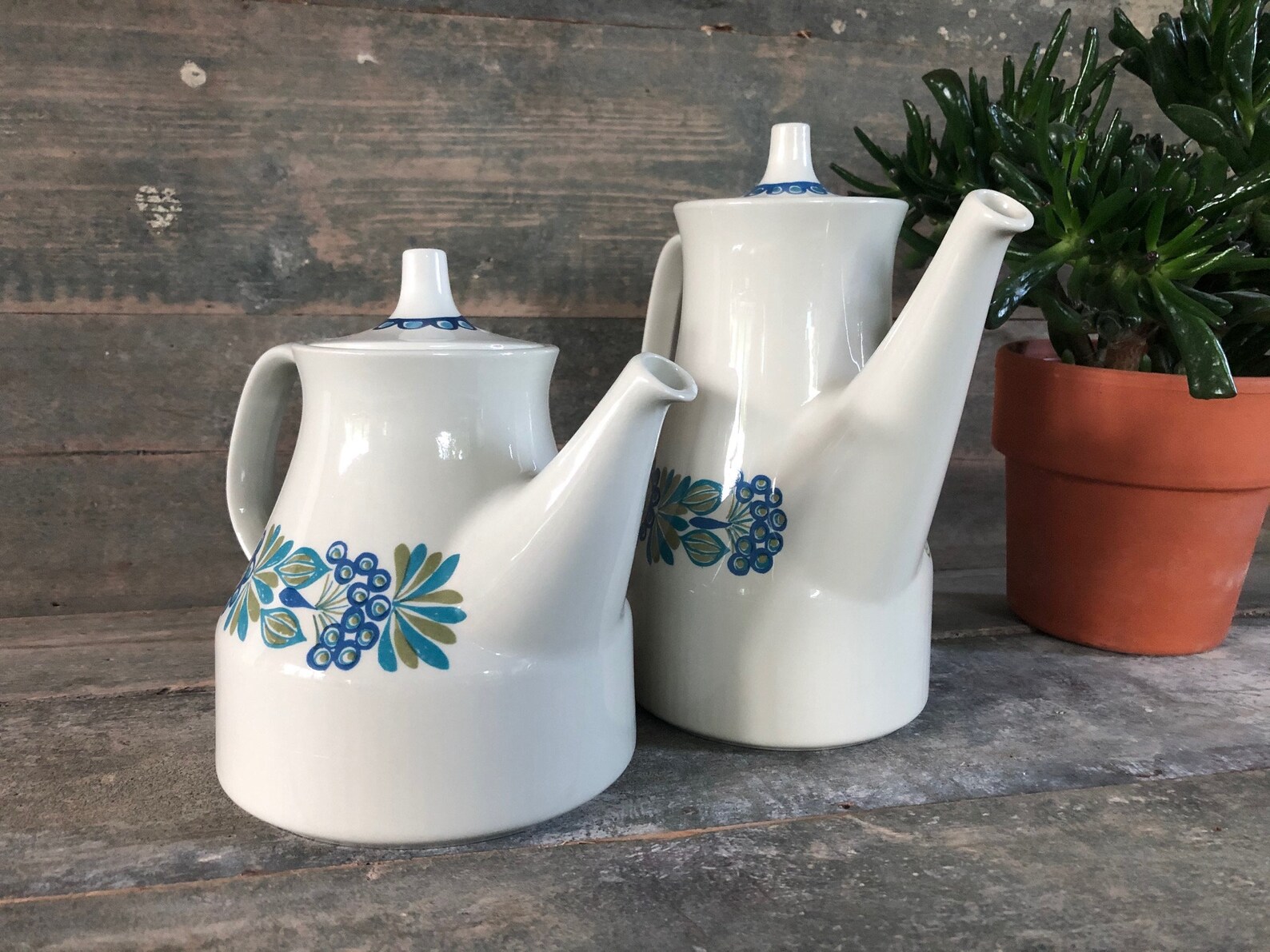 Vintage Coffee Pot and Tea Pot Turi Design Tor Viking Etsy