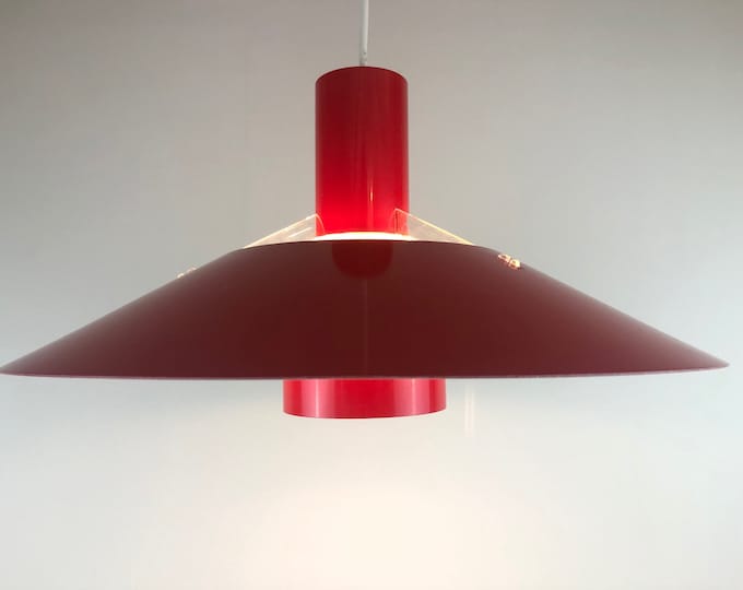 Rare Ikea GALAX pendant light, T101-2 Ikea, Sweden 1980's Mid Century Modern Lighting