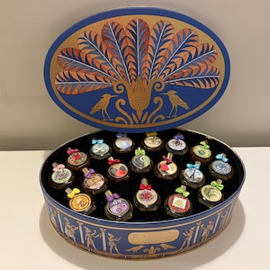 Vintage Rancé Milan mini perfume set of 18 miniature bottles Collection Privee Ramses, Rancé Italy, 1980s