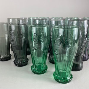 Set 6 sotto bicchieri in vetro da tavola coca cola stile vintage supporto  per bicchieri 10 cm