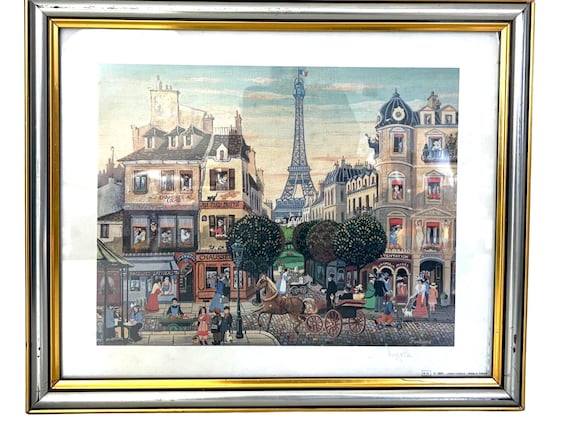 Old Paris by Fontaine Lutece Edition, Framed and Glazed Prints