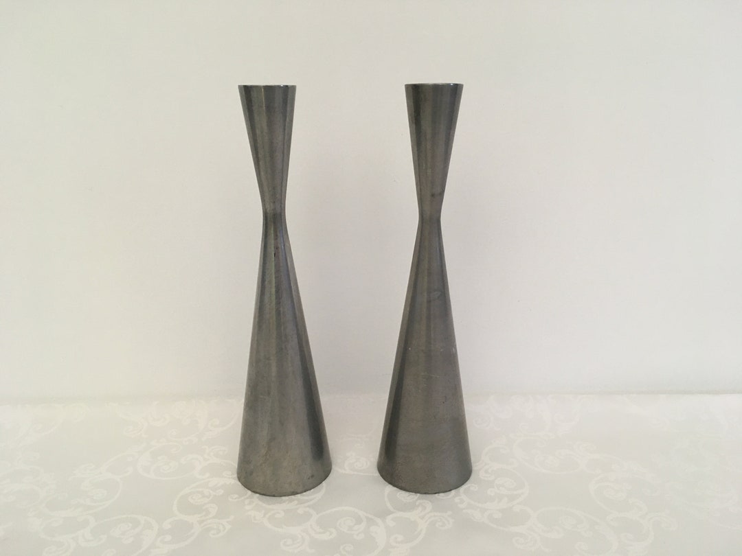 Sets of Candlesticks Ikea Metal Ikea Candle Holders Vintage Etsy UK