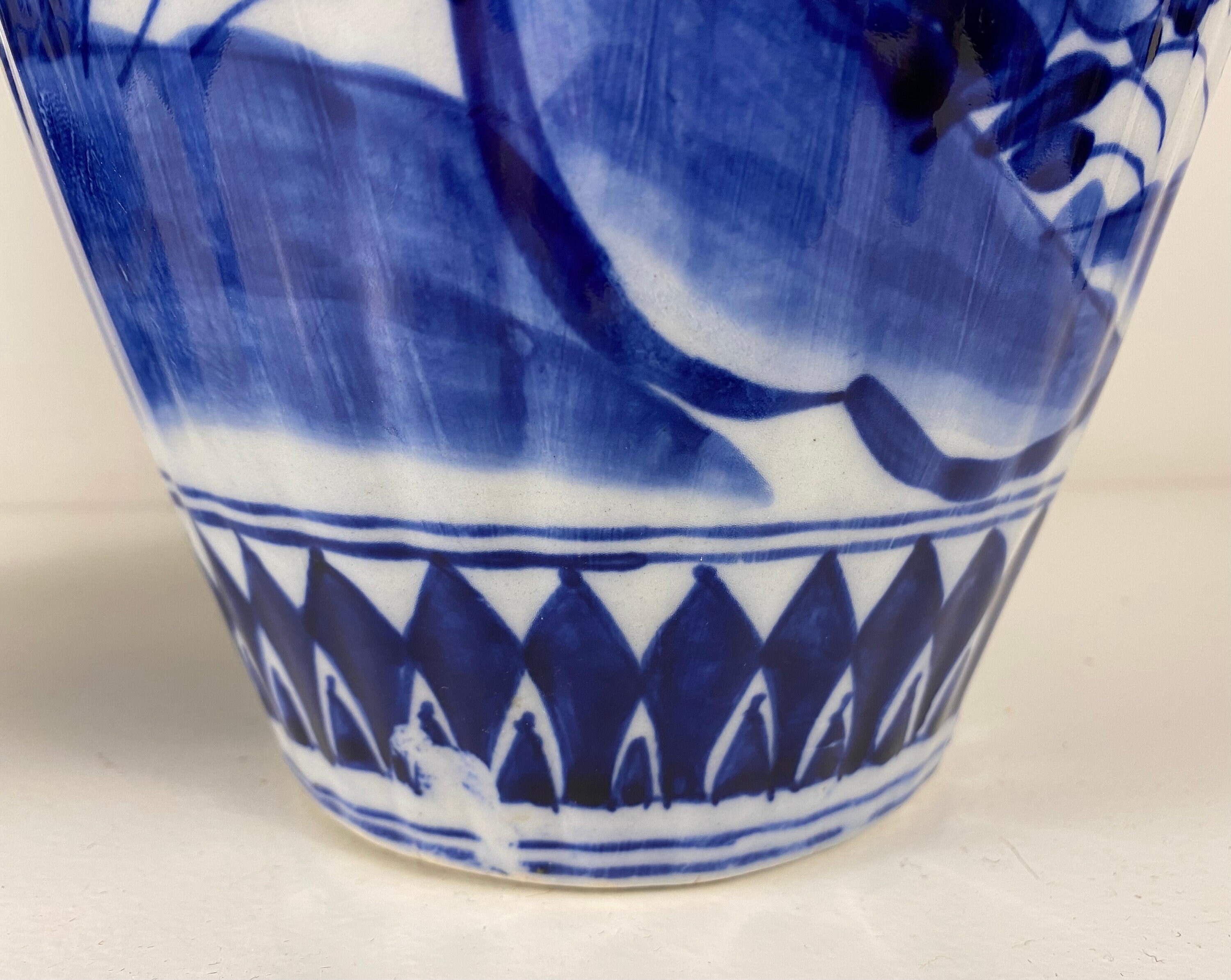 Antique Set of 2 XL Blue White Vases 45 Cm Blue and White - Etsy Antique Set of 2 XL Blue White Vases 45 Cm Blue and White - Etsy