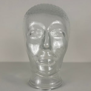 Free Shipping: Model. Poly Head. Styrofoam Mannequin Head Display Stand.  Hat, Glasses, Wig Making 