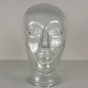 Free Shipping: Model. Poly Head. Styrofoam Mannequin Head Display Stand.  Hat, Glasses, Wig Making 