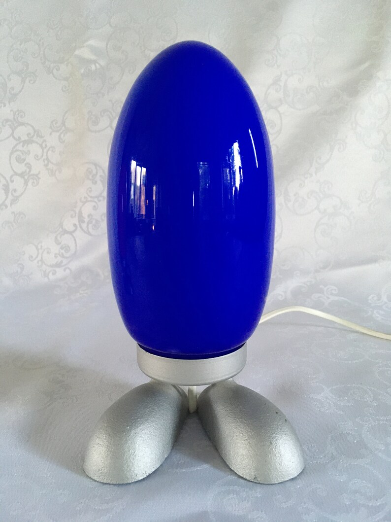 IKEA Dino egg lamp, table lamp, Ikea, Tatsuo Konno Fjorton design 1990's, vintage Ikea night light, Ikea night lamp, child lamp image 6