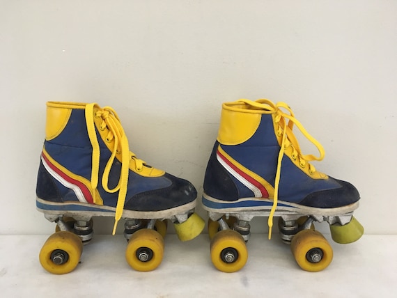 Red suede roller best sale skates