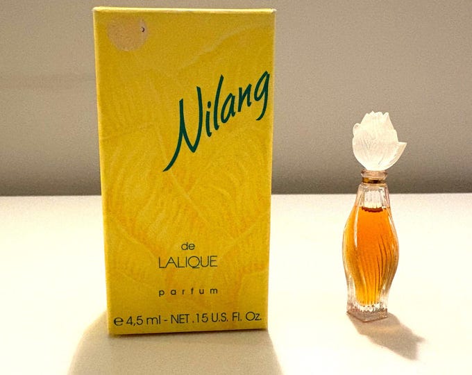 Vintage Perfume Miniature Nilang de Lalique, Paris France