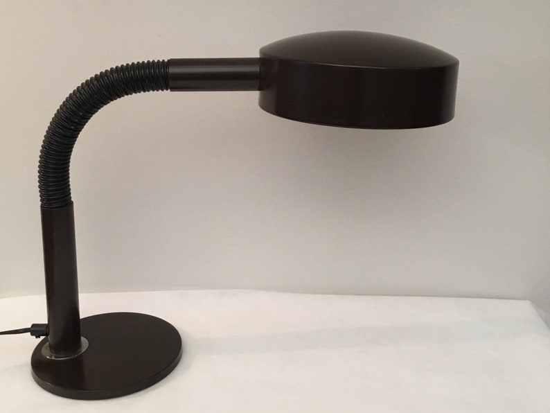 Large vintage retro table / desk lamp designed by Dutch Hala in the 1960s 1970s afbeelding 2