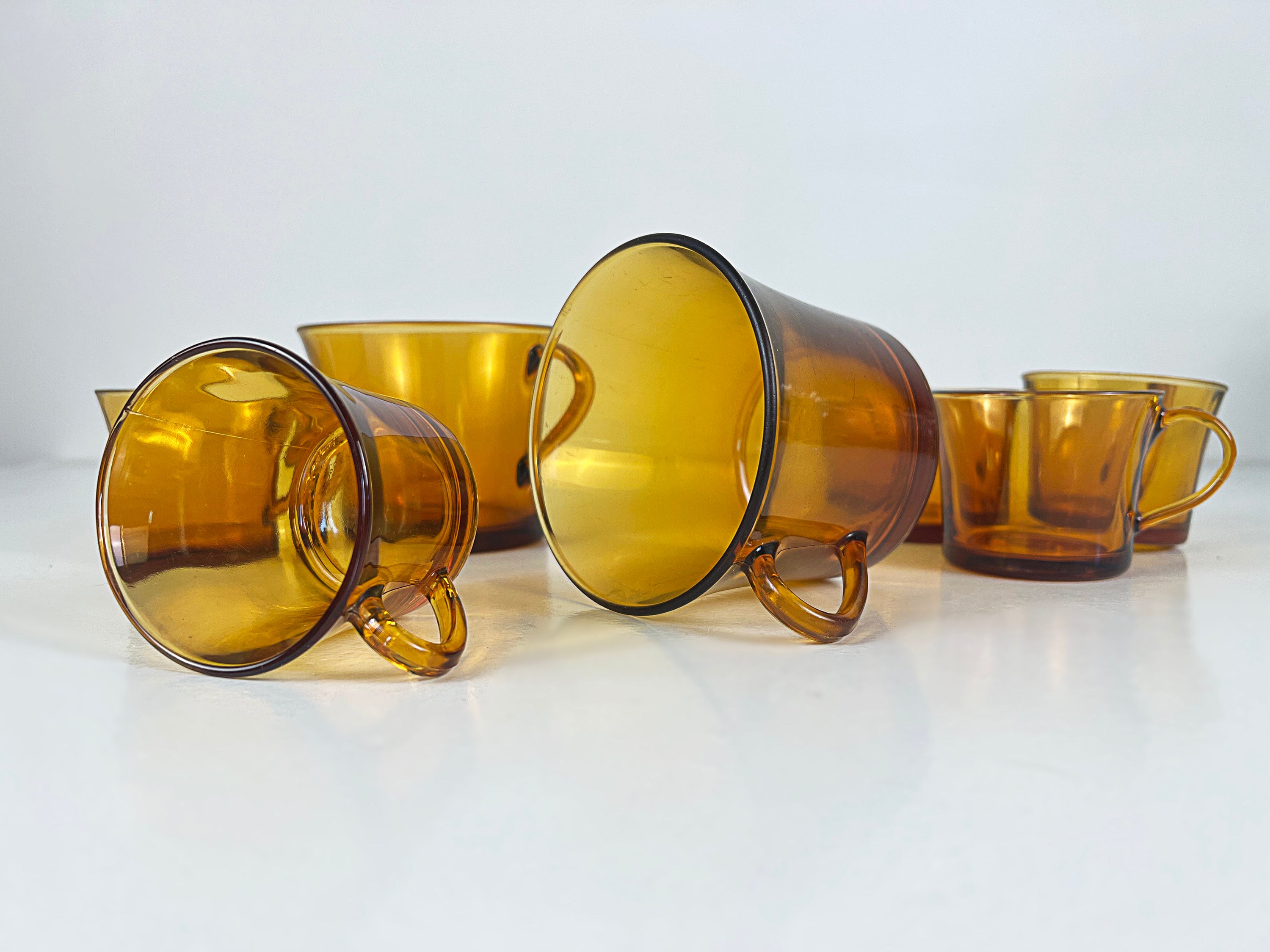 Tazas de duralex color ambar new arrivals