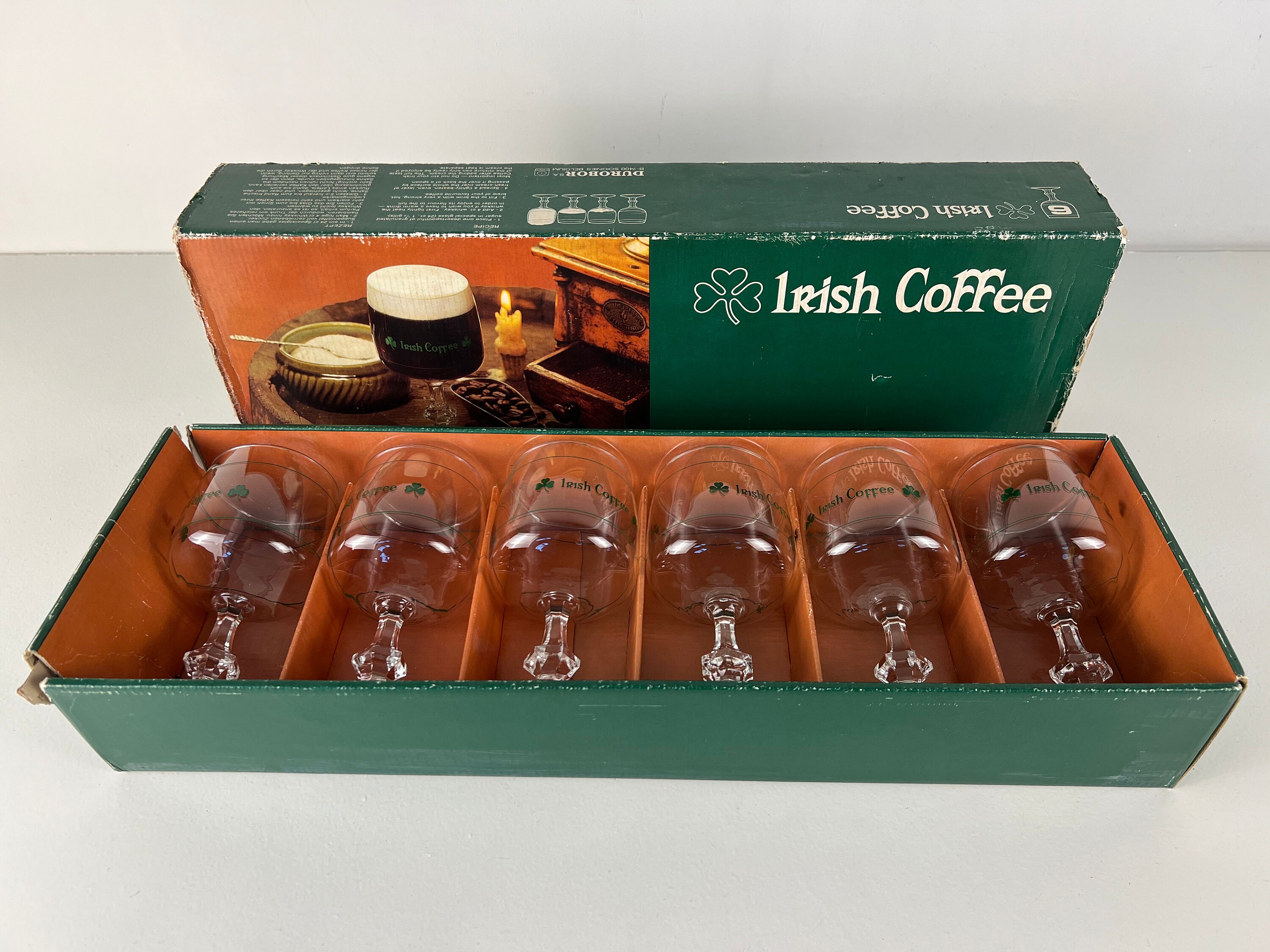 24 Verres à Irish Durobor Irish coffee