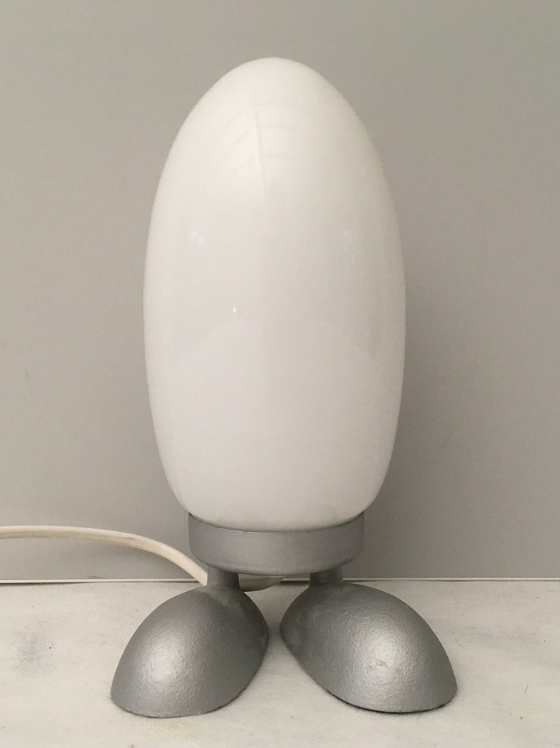 IKEA Dino egg lamp, table lamp, Ikea, Tatsuo Konno Fjorton design 1990's, vintage Ikea night light, Ikea night lamp, child lamp image 7