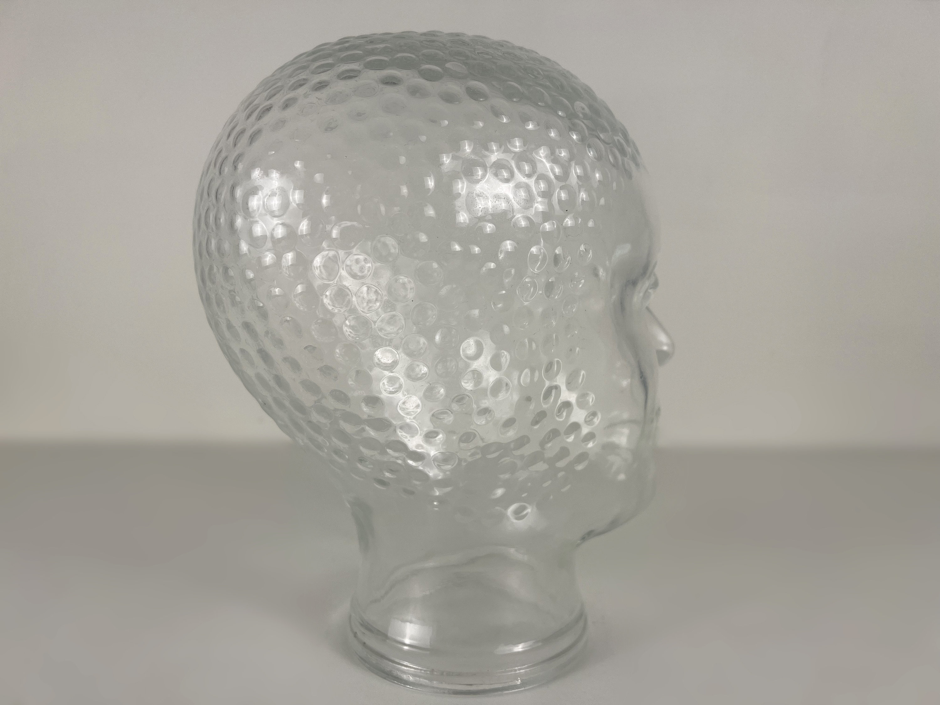 Deluxe Glass Display Head - Glass Heads - Glass Head - CPAP Display -  Display Heads