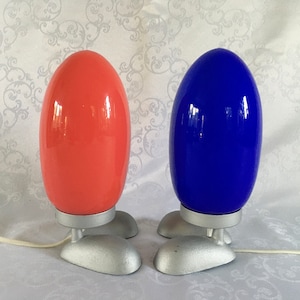 IKEA Dino egg lamp, table lamp, Ikea, Tatsuo Konno Fjorton design 1990's, vintage Ikea night light, Ikea night lamp, child lamp image 3