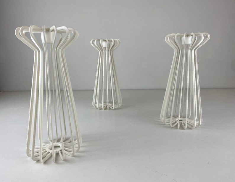 Ehlén Johansson for Ikea Trådig White Candle Sticks Candle Etsy