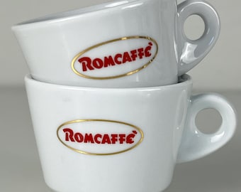 Lot De 6 Tasses à Café Cafés Ruthena - Bistrot Vintage - Art Déco Arcopal France