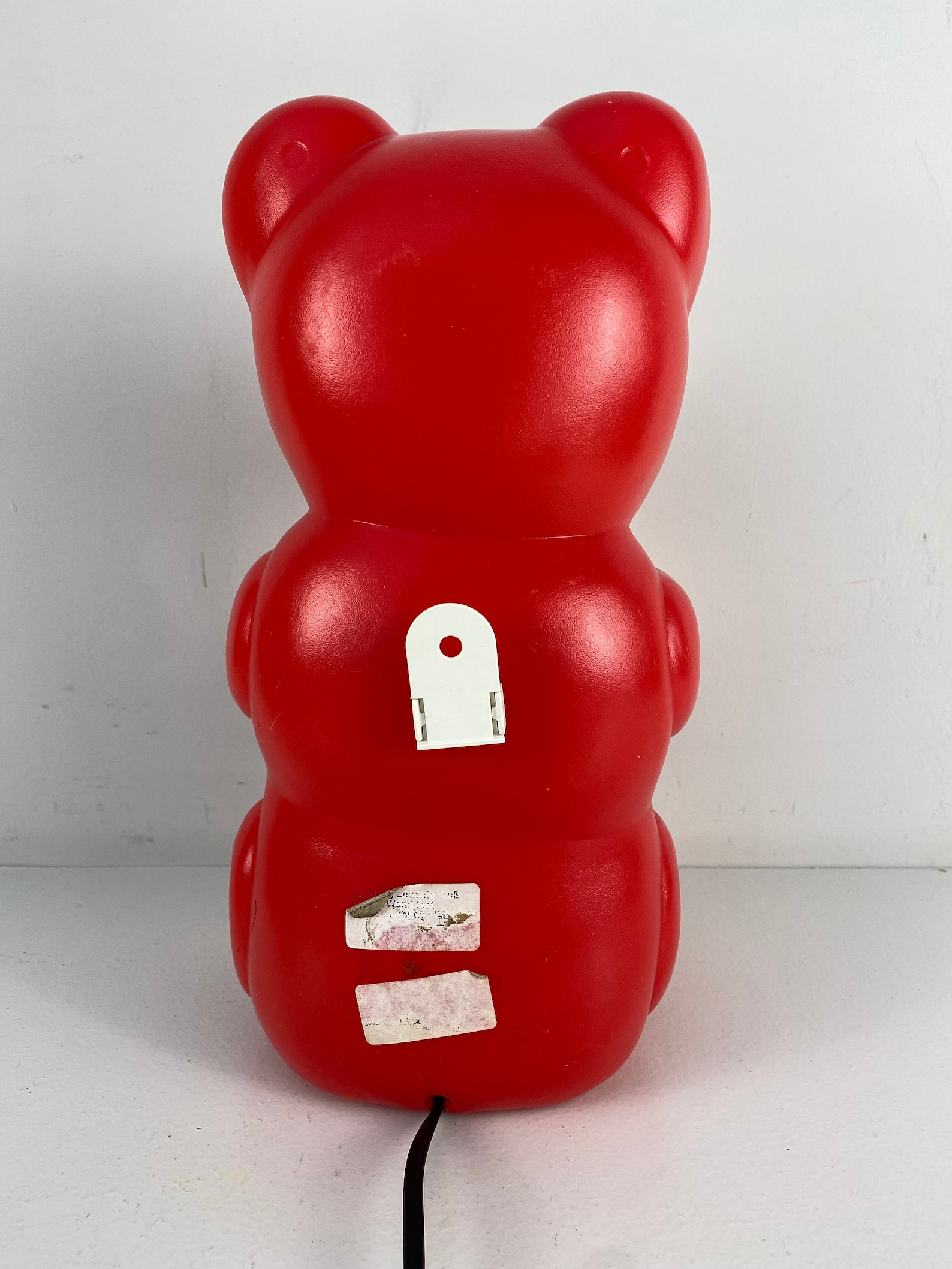 Red Bear Lamp Messow Table Lamp POP ART Plastic Bear Lamp Etsy