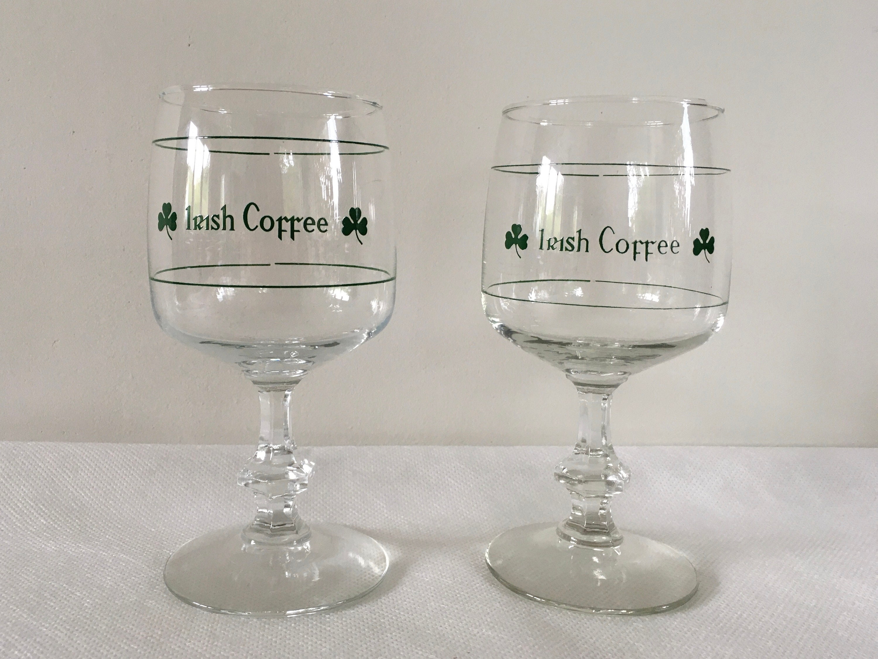 4 vintage Irish coffee glasses from the 70s, Durobor