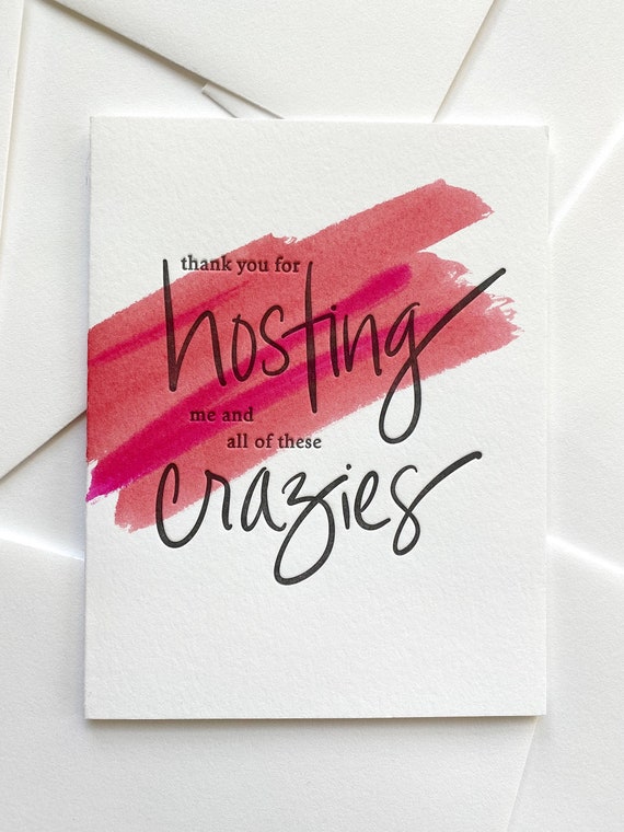 Thanksgiving Hostess with the Mostess, Thank You Holiday Greeting Card Thanksgiving Hostess with the Mostess, Thank You Holiday Greeting Card