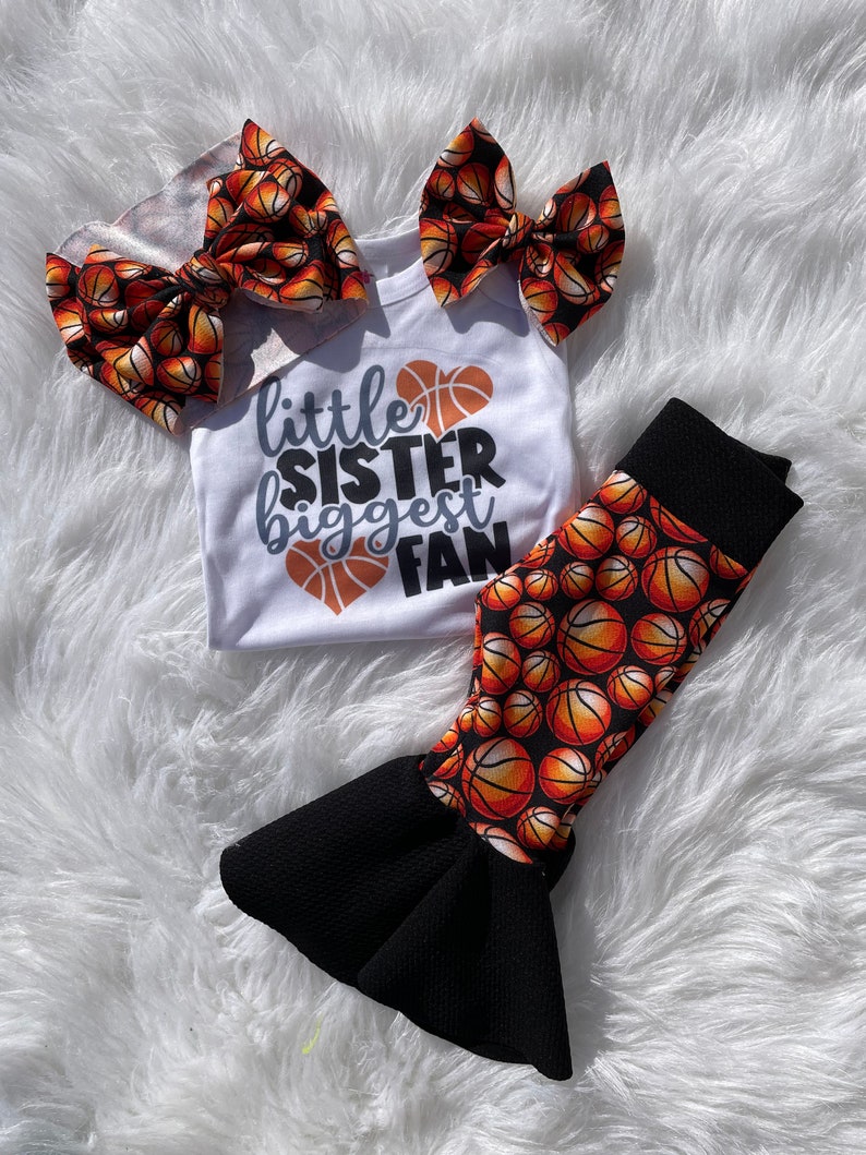 Basketball Sister Outfit/basketball Onsie/basketball Etsy