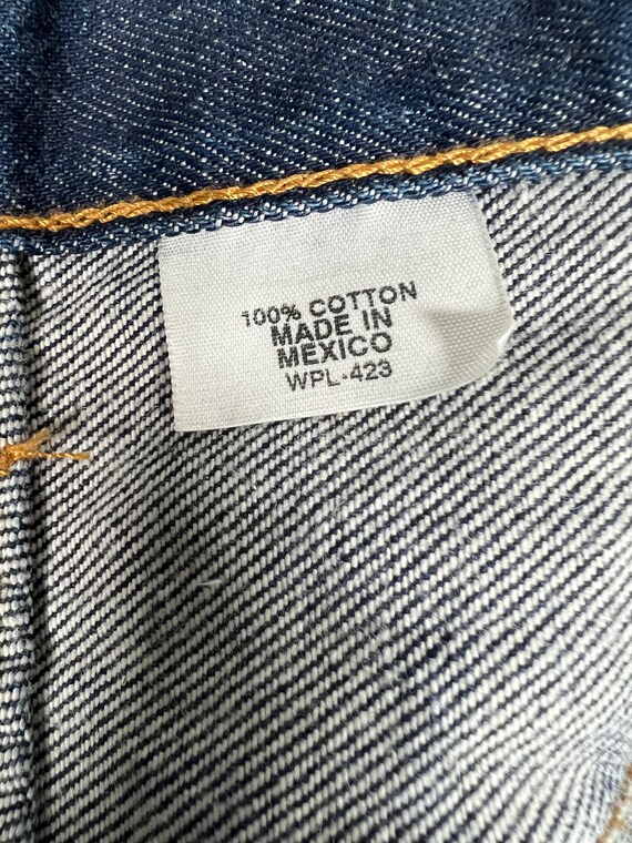 Vintage Levis 501xx Dark Wash Button Fly Jeans - … - image 4