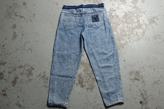 Rare Vintage 80s USA Made Lee Patch Baggy Jeans -… - image 6