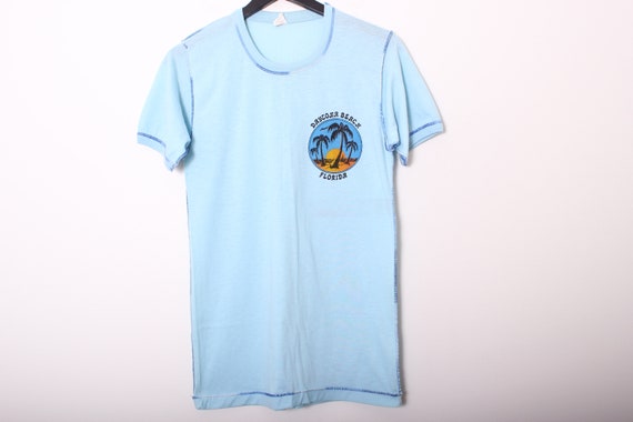 Vintage 1970s USA Made Daytona Beach, Florida T-S… - image 1