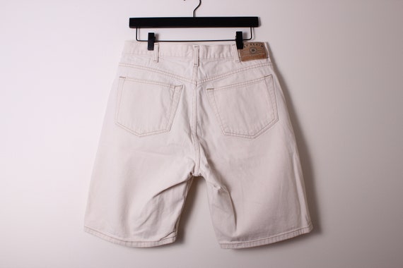 Vintage Gap Off White Cream Denim Jean Shorts - 3… - image 5