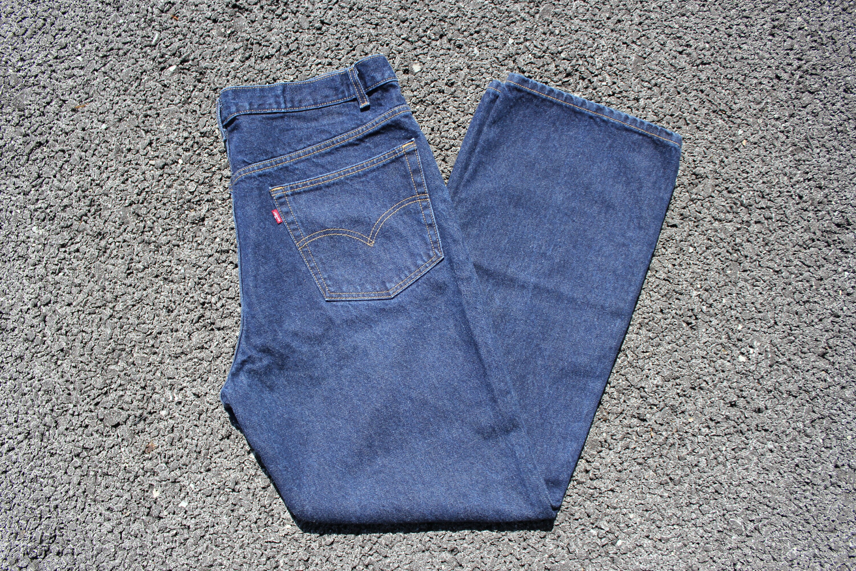 Vintage Usa-made Levis 517 Dark Wash Boot Cut Jeans - 42 Vintage Usa-made Levis 517 Dark Wash Boot Cut Jeans - 42