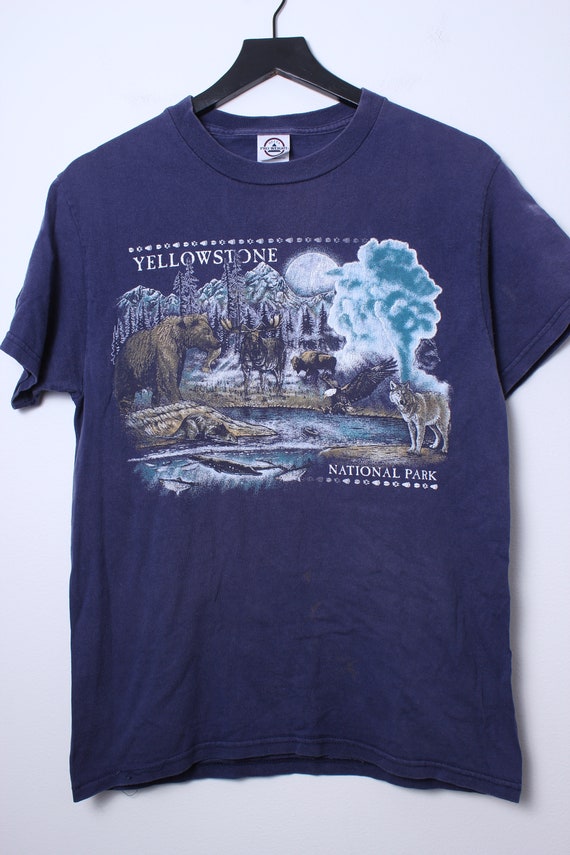 Vintage 90s Distressed Yellowstone National Park S