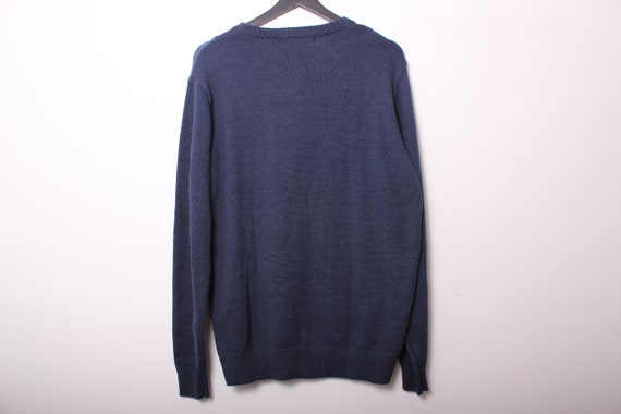 Vintage 90s Oscar De La Renta Color Block Sweater… - image 5