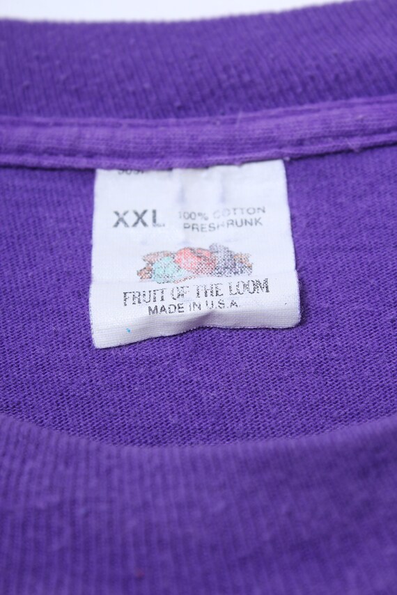 Vintage 80's USA Made Fruit of the Loom Selvedge … - image 4