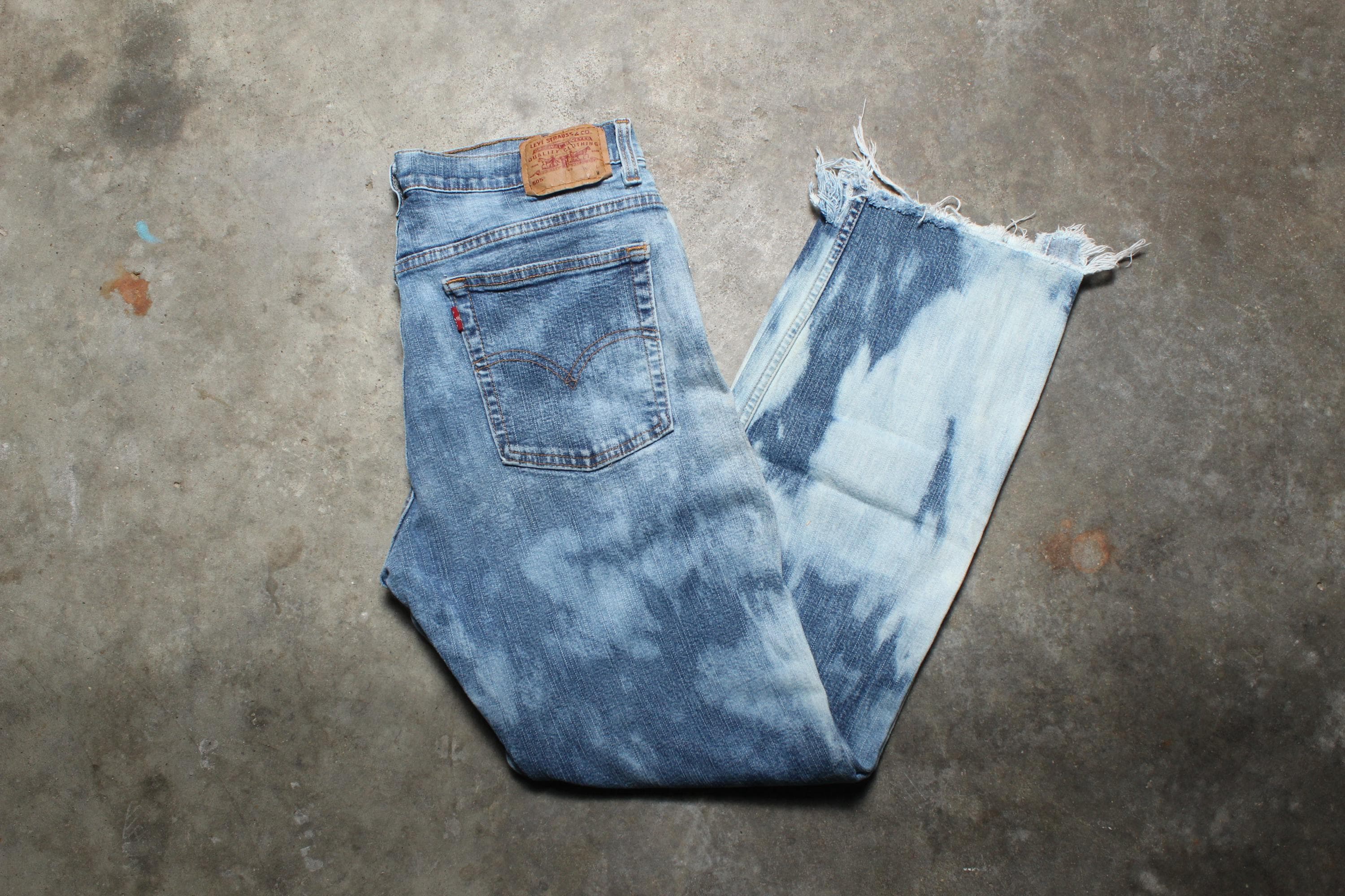 Bleached Levis Jeans - Etsy