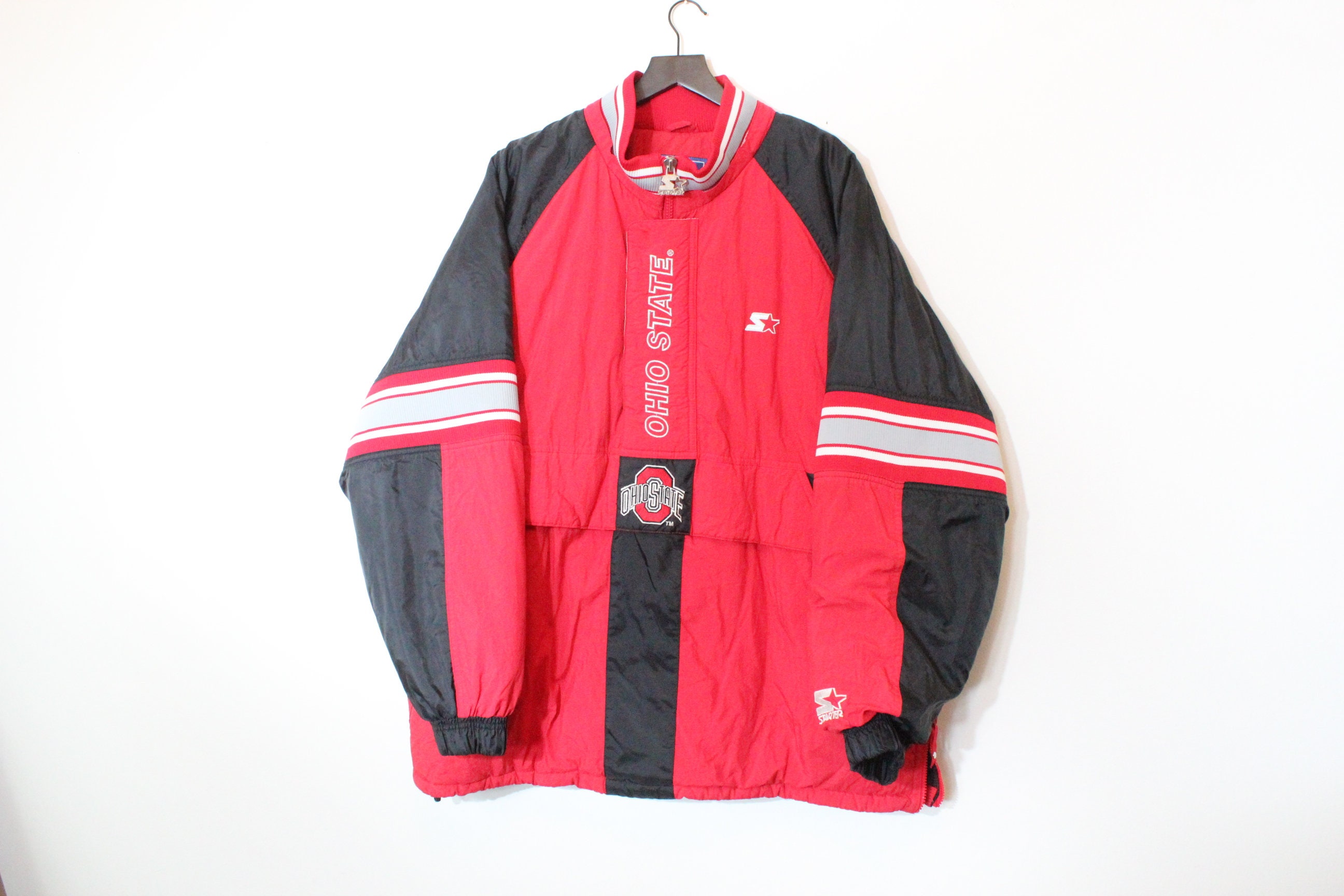 University of Louisville Cardinals 1/2 Zip Starter Jacket Sz M