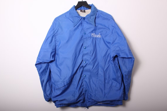 Vintage 70s USA Made Embroidered Nylon Jacket - Claude - Large - Etsy