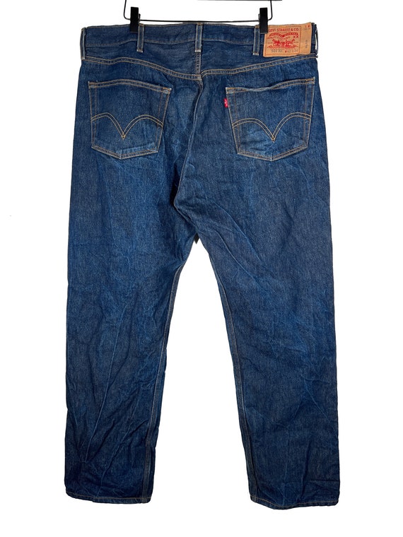 Vintage Levis 501xx Dark Wash Button Fly Jeans - … - image 5