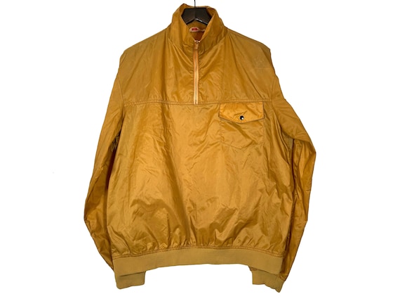 Vintage 50s 60s Richman Brothers Super Light Weight Nylon Mustard 